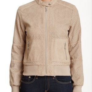 Kenneth Cole New York - Faux suede bomber jacket